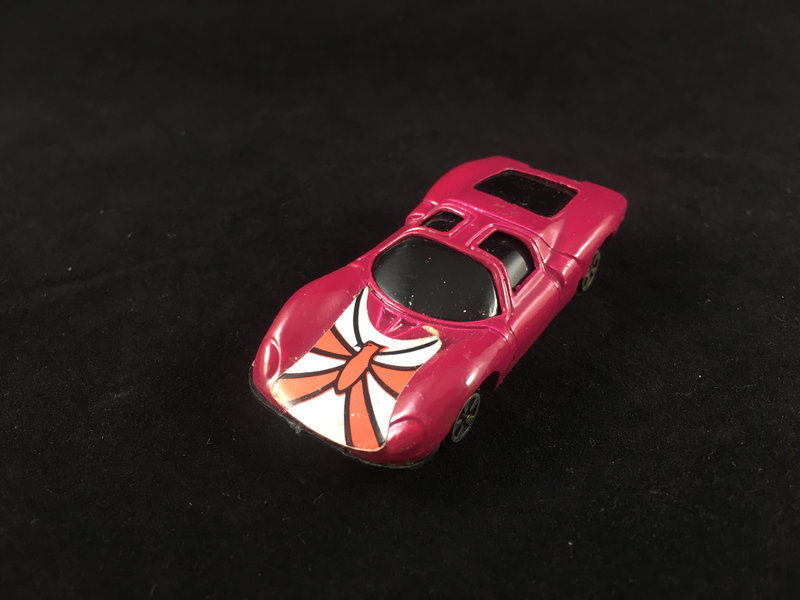 Alfa Romeo Tip 33 Stradale: Unknown Hong Kong manufacture. Very low quality diecast, no interior. Probably the same manufacturer as the 2 1969 Porsche 917s.